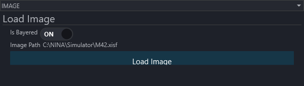 Image camera simulator source