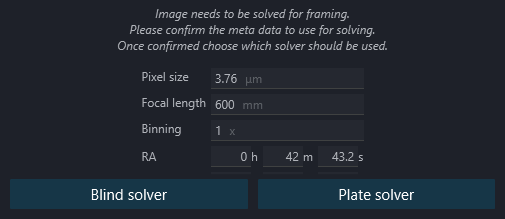 Current Framing plate-solve prompt