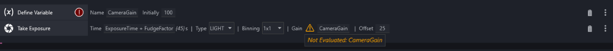 Warning