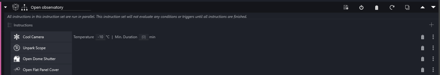 Parallel Instruction Set