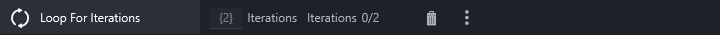 Loop For Iterations