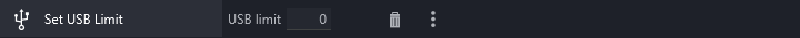 Set USB Limit