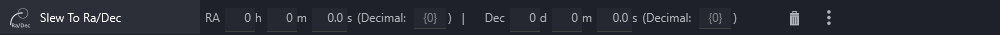 Slew To Ra/Dec
