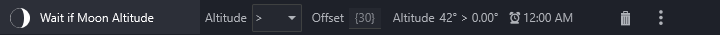 Wait If Moon Altitude