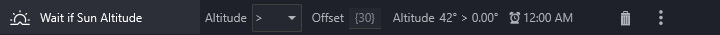 Wait If Sun Altitude