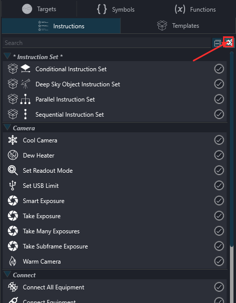 Disable instruction in sidebar