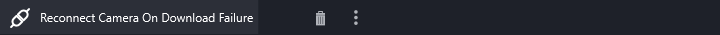 Reconnect Camera On Download Failure