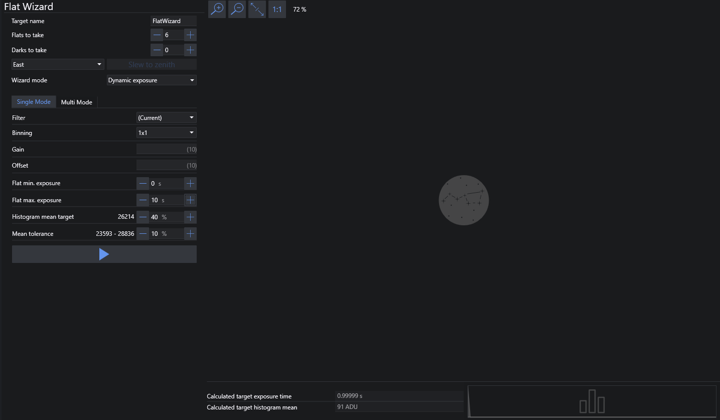 The Flatwizard tab