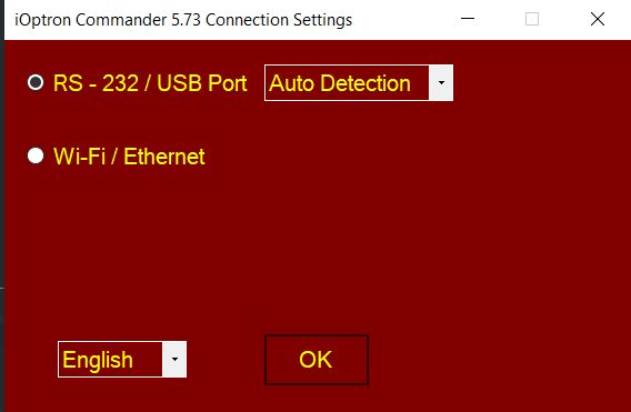 Connection Settings