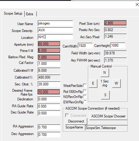 MetaGuide Scope Setup