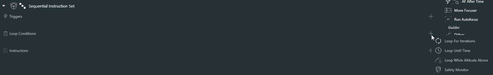 Add Loop Conditions