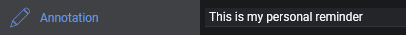 Annotation