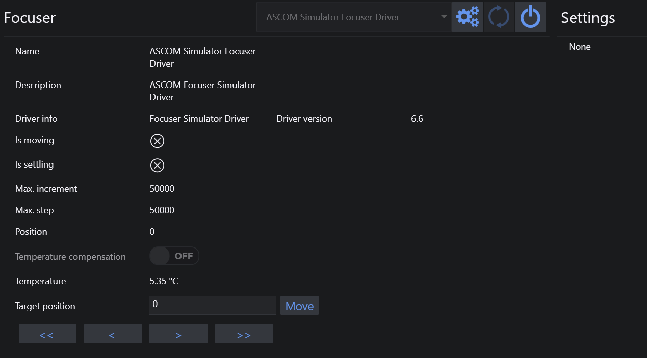 Focuser