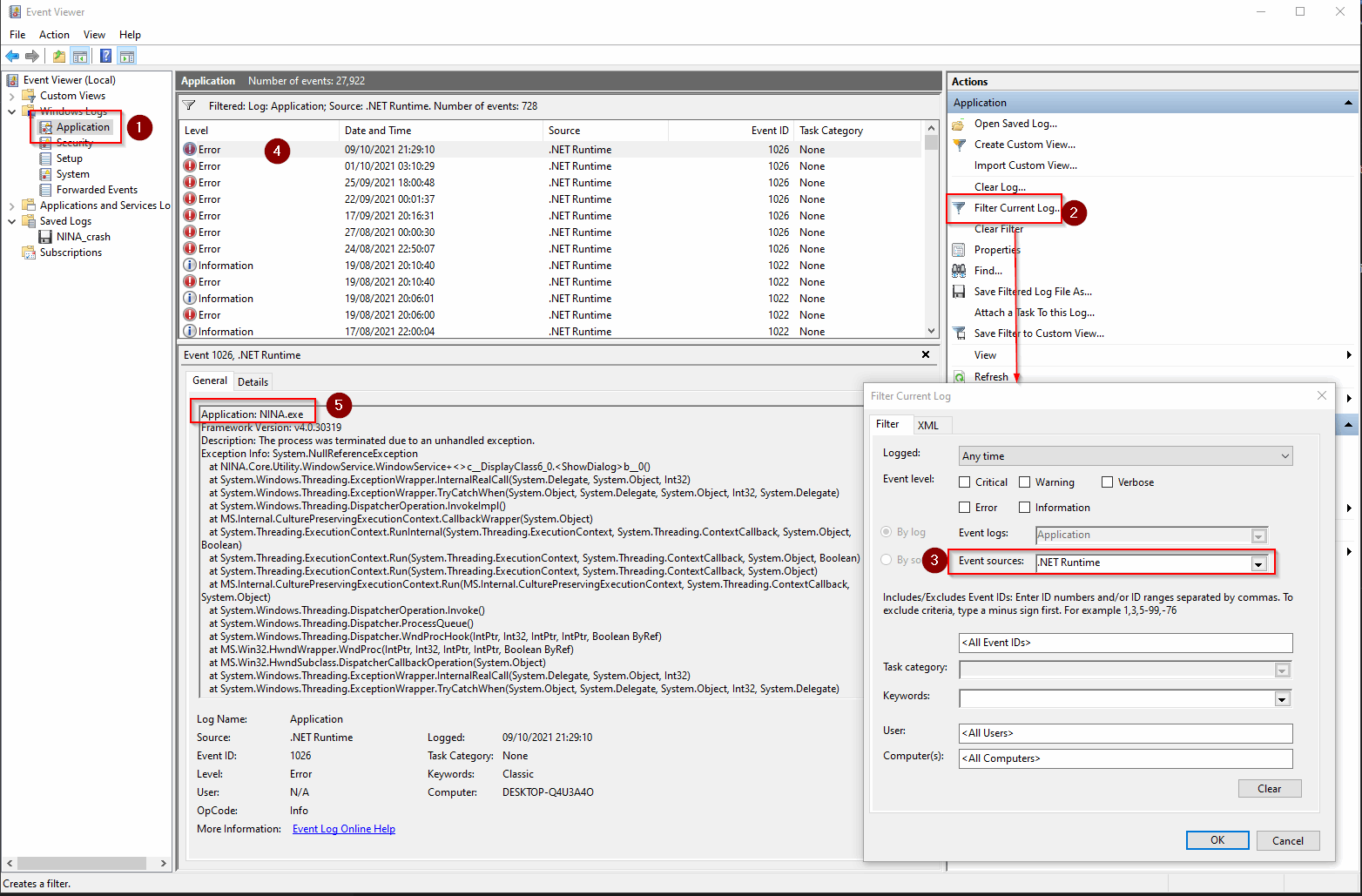 Event Viewer